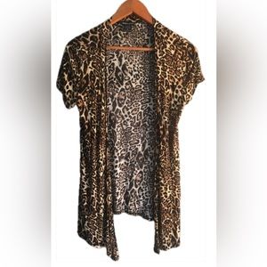 Wet Seal Leopard Open Cover Up